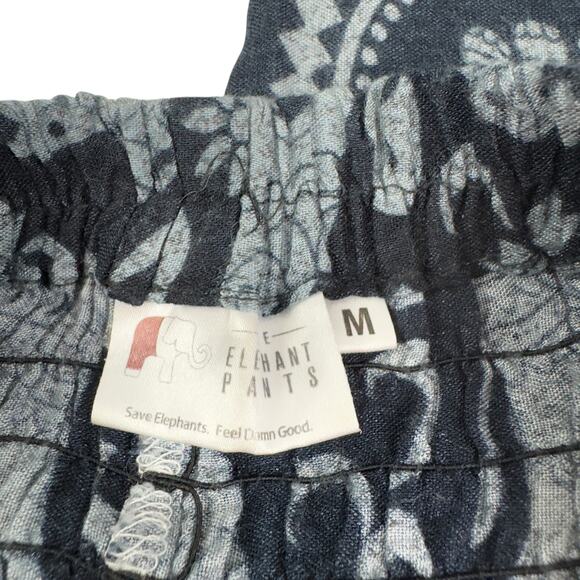 The Elephant Pants Elephant Print Boho Hippie Lightweight Pants Women's Size M - Picture 7 of 9